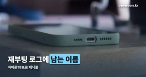 아이폰18프로 패닉풀 뜻 — 증상·애플 대응·지금 할 수 있는 조치