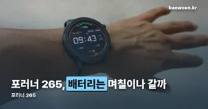 포러너 265 — 배터리·가격·한정판까지 스펙을 숫자로 정리했습니다